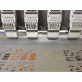 18 Head 9 Colors Flat Embroidery Machine